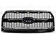 RedRock Baja Upper Replacement Grille with LED Lighting; Gloss Black (15-17 F-150, Excluding Raptor)