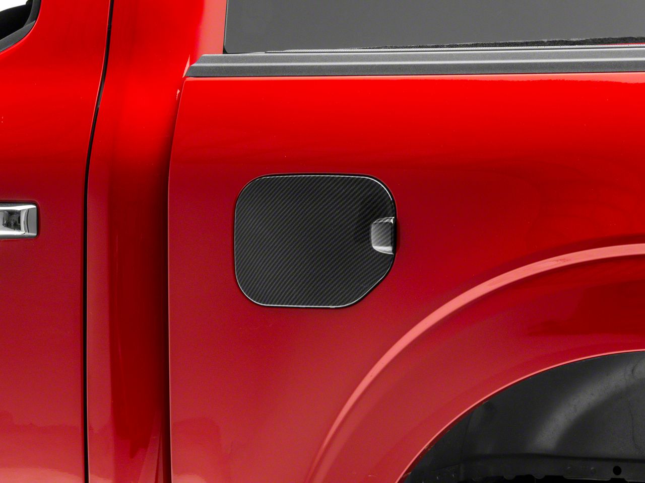 RedRock F-150 Fuel Door Cover; Carbon Fiber T569026 (21-24 F-150) - Free  Shipping