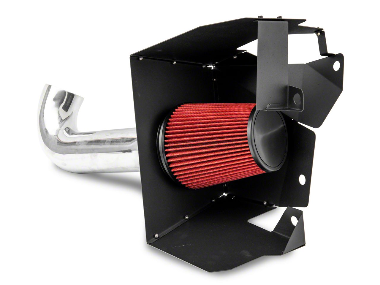 RedRock RAM 1500 Cold Air Intake; Polished R122560 (1924 5.7L RAM 1500