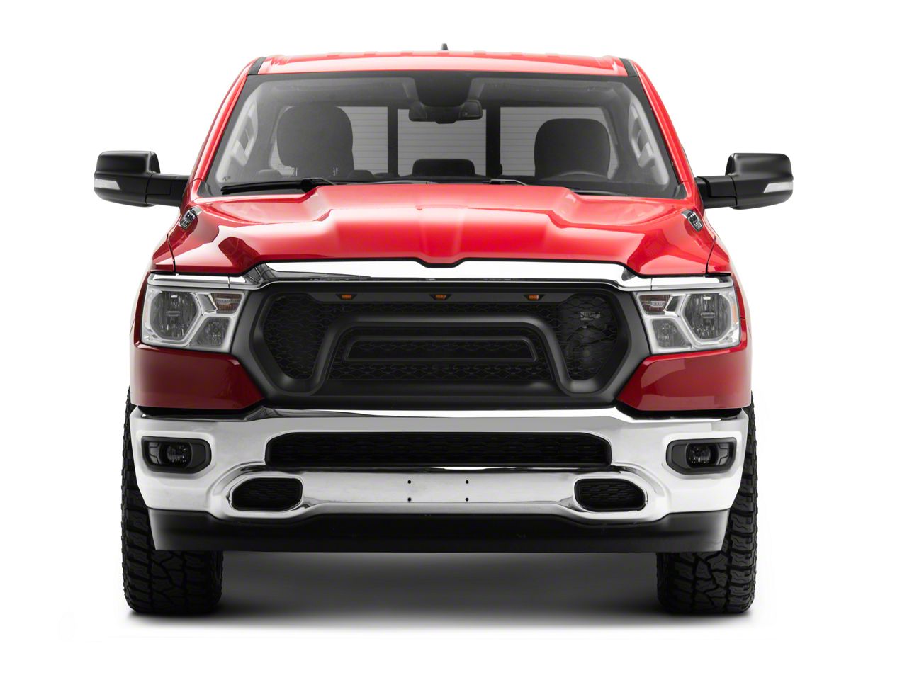 Redrock Ram 1500 Rebel Style Upper Replacement Grille With Led Drl