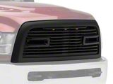 RedRock Boss Upper Replacement Grille with LED DRL; Matte Black (10-18 RAM 2500)