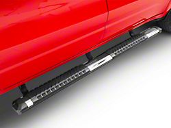 Barricade Saber 5-Inch Aluminum Side Step Bars; Stainless Cover Plates (19-25 RAM 1500 Quad Cab)