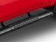 Barricade Saber 5-Inch Aluminum Side Step Bars; Black Cover Plates (19-24 Sierra 1500 Crew Cab)