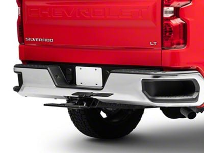 RedRock Cast Aluminum Receiver Hitch Step; Black (Universal; Some Adaptation May Be Required)