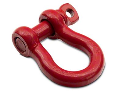 RedRock 3/4-Inch D-Ring; Dark Red