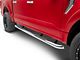 RedRock 3-Inch Side Step Bars; Stainless Steel (15-24 F-150 SuperCrew)