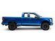 RedRock 4-Inch Oval Bent End Side Step Bars; Black (15-24 F-150 SuperCab)