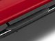 RedRock 4-Inch Oval Bent End Side Step Bars; Black (15-24 F-150 SuperCrew)