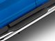 RedRock 4-Inch Oval Bent End Side Step Bars; Stainless Steel (15-24 F-150 SuperCab)