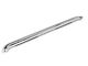 RedRock 4-Inch Oval Bent End Side Step Bars; Stainless Steel (15-24 F-150 SuperCrew)