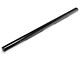 RedRock 4-Inch Oval Straight End Side Step Bars; Black (15-24 F-150 SuperCab)