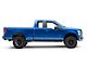 RedRock 4-Inch Oval Straight End Side Step Bars; Black (15-24 F-150 SuperCab)