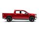 RedRock 4-Inch Oval Straight End Side Step Bars; Black (15-24 F-150 SuperCrew)