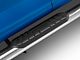 RedRock 4-Inch Oval Straight Side Step Bars; Stainless Steel (15-24 F-150 SuperCab)