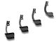 RedRock 4-Inch Oval Straight Side Step Bars; Stainless Steel (15-24 F-150 SuperCab)