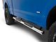 RedRock 4-Inch Oval Straight Side Step Bars; Stainless Steel (15-24 F-150 SuperCab)