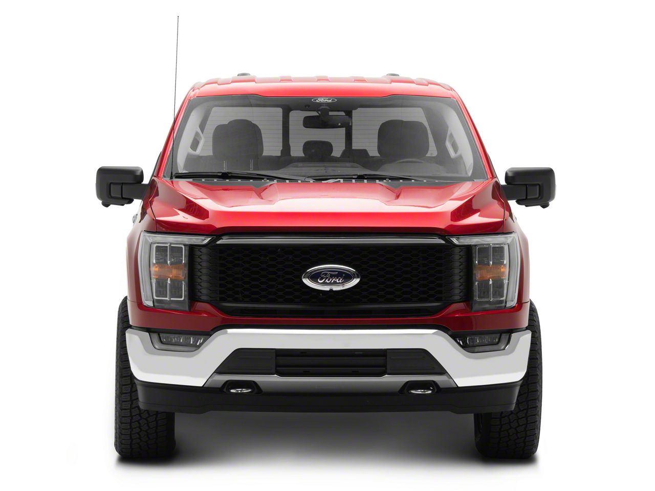 RedRock F-150 Baja Style Upper Replacement Grille with LED Light Bar ...