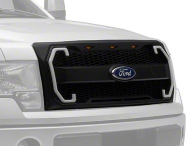 RedRock Baja Upper Replacement Grille with LED DRL and Sequential Turn Signals (09-14 F-150, Excluding Raptor)