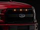 RedRock Baja Upper Replacement Grille with LED Lighting; Matte Black (15-17 F-150, Excluding Raptor)