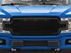 RedRock Baja Upper Replacement Grille with LED Lighting; Matte Black (18-20 F-150, Excluding Raptor)