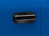 RedRock Door Handle Covers; Black (15-20 F-150 SuperCrew)