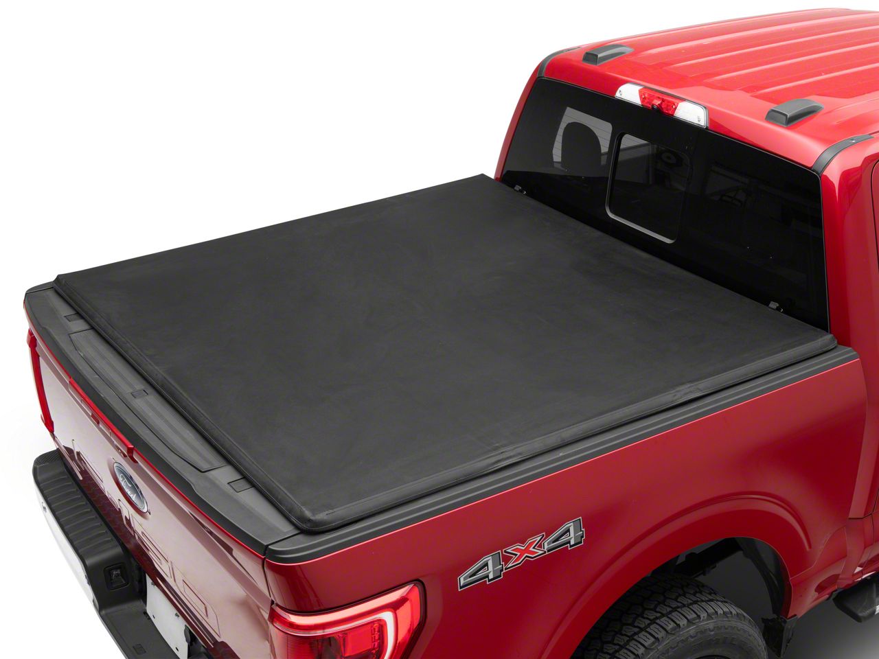 RedRock F-150 Soft Tri-Fold Tonneau Cover T584002 (15-25 F-150 w/ 5-1/2 ...