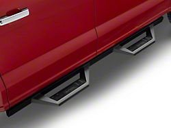 RedRock TC2 Drop Step Running Boards; Textured Black (15-25 F-150 SuperCrew)