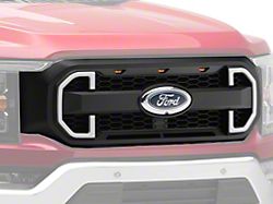 RedRock Upper Replacement Grille with LED DRL and Accent Lighting (21-23 F-150, Excluding Raptor)