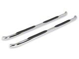 RedRock 3-Inch Side Step Bars; Stainless Steel (17-24 F-250 Super Duty SuperCab)