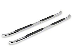 RedRock 3-Inch Side Step Bars; Stainless Steel (17-24 F-250 Super Duty SuperCab)