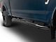 RedRock 4-Inch Oval Bent End Side Step Bars; Black (17-24 F-250 Super Duty SuperCrew)