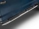 RedRock 4-Inch Oval Bent End Side Step Bars; Stainless Steel (17-24 F-250 Super Duty SuperCrew)