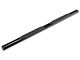 RedRock 4-Inch Oval Straight End Side Step Bars; Black (17-24 F-250 Super Duty SuperCab)