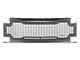 RedRock Baja Upper Replacement Grille with LED Lighting; Charcoal (17-19 F-250 Super Duty)