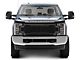 RedRock Baja Upper Replacement Grille with LED Lighting; Charcoal (17-19 F-250 Super Duty)