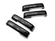 RedRock Door Handle Covers; Black (17-22 F-250 Super Duty SuperCrew)