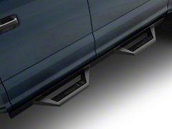 RedRock TC2 Drop Step Running Boards; Textured Black (17-25 F-250 Super Duty SuperCrew)