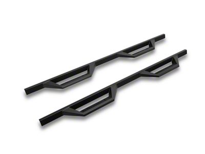 RedRock TC2 Drop Step Running Boards; Textured Black (17-24 F-250 Super Duty SuperCrew)