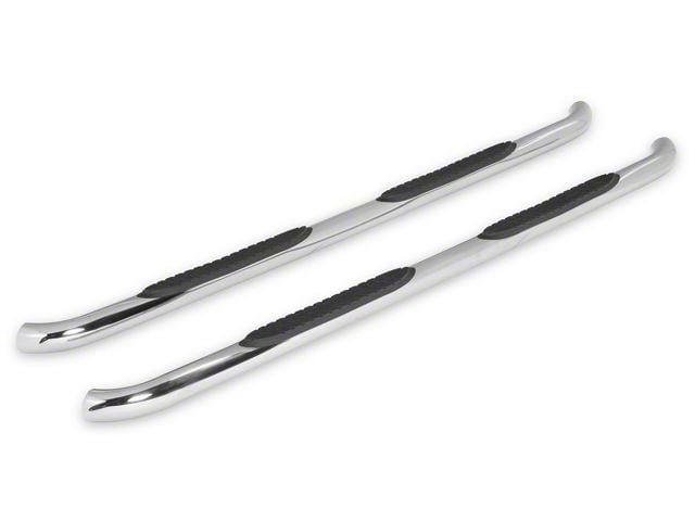 RedRock 3-Inch Side Step Bars; Stainless Steel (17-24 F-350 Super Duty SuperCab)
