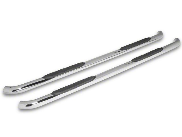 RedRock 3-Inch Side Step Bars; Stainless Steel (17-24 F-350 Super Duty SuperCrew)