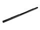 RedRock 4-Inch Oval Straight End Side Step Bars; Black (17-24 F-350 Super Duty SuperCrew)