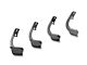 RedRock 6-Inch Oval Straight End Side Step Bars; Stainless Steel (17-24 F-350 Super Duty SuperCab)