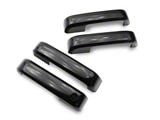 RedRock Door Handle Covers; Black (17-22 F-350 Super Duty SuperCrew)