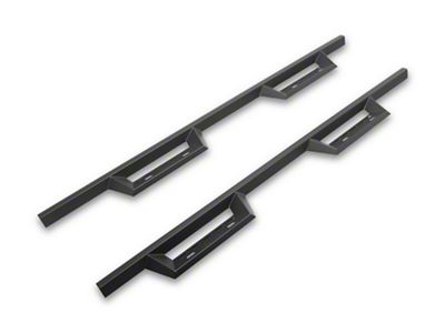 RedRock 4-Inch Drop TC1 Running Boards; Textured Black (19-25 RAM 1500 Crew Cab)