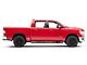 RedRock 5-Inch Oval Straight End Side Step Bars; Black (19-24 RAM 1500 Crew Cab)