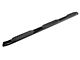 RedRock 5-Inch Oval Bent End Wheel to Wheel Side Step Bars; Black (19-24 RAM 1500 Quad Cab)