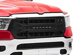 RedRock Full Upper Replacement Grille with LED Off-Road Light Bar (19-24 RAM 1500, Excluding TRX)