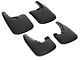 RedRock Molded Mud Guards; Front and Rear (09-18 RAM 1500 w/o OE Fender Flares)