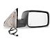 RedRock Powered Heated Mirror; Passenger Side; Black (13-18 RAM 1500)