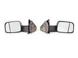 RedRock Powered Heated Towing Mirrors; Black (02-08 RAM 1500)